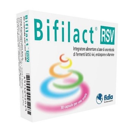 Fidia Bifilact RSV 30 Capsule Integratore di Fermenti Lattici Vivi
