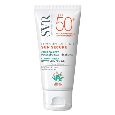 SVR Sun Secure Ecral Mineral Teinté 50 ml Crema Solare Viso Colorata SPF 50