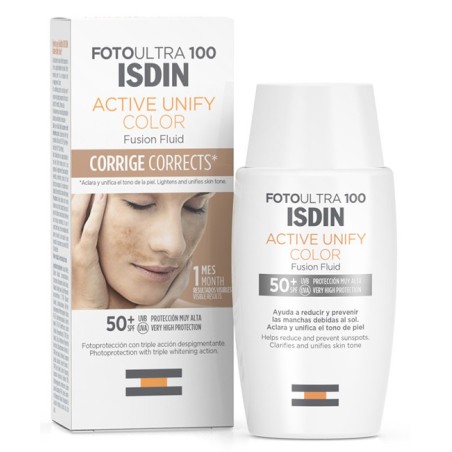 ISDIN Foto Ultra 100 Acrive Unify Color Schiarente Uniformante 50ml