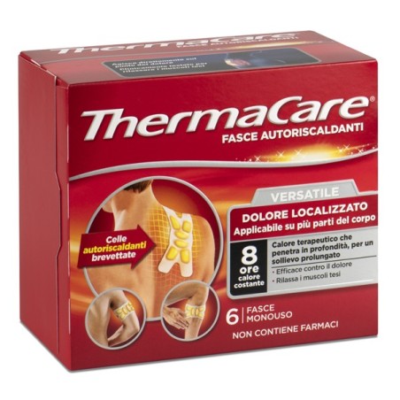 Thermacare Fascia Autoriscaldante Versatile 6 pezzi
