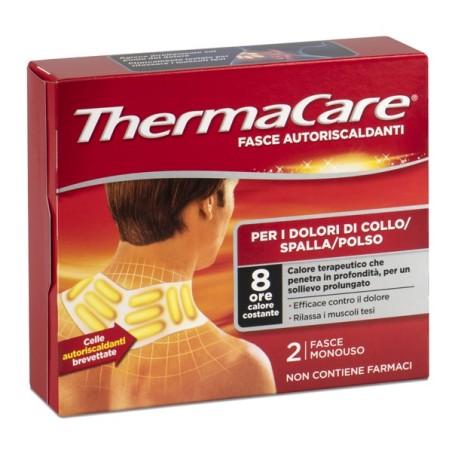 Thermacare Fascia Autoriscaldante per dolori di collo, spalla e polso 2 pezzi