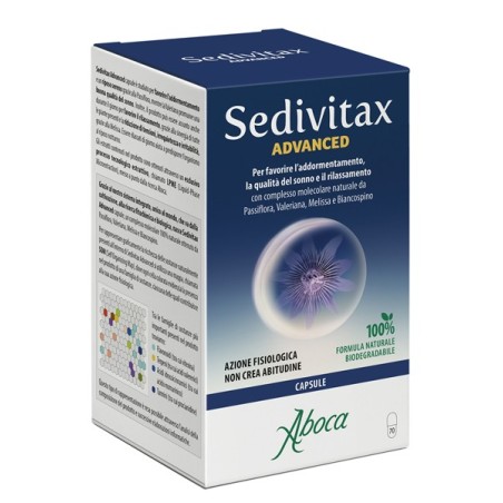 Aboca Sedivitax Advanced integratore per la qualità del sonno 70 capsule