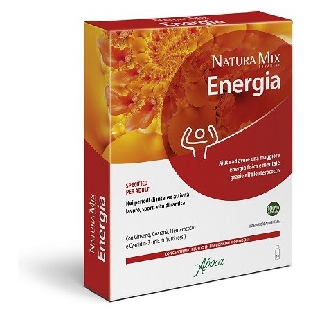 Aboca Natura Mix Advanced Energia 10 flaconcini