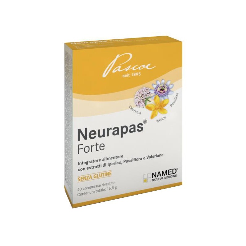 Named Neurapas Forte Integratore Per il tono dell'umore 60cpr - Scadenza del prodotto 30/08/2026