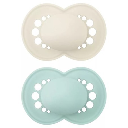 Mam Original 6+ Silicone Confezione Doppia Neutro