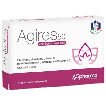 Agires 50 Integratore Alimentare per la Menopausa 30 Compresse