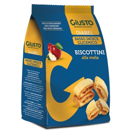 Giusto Diabel Biscottini Mela 250 G