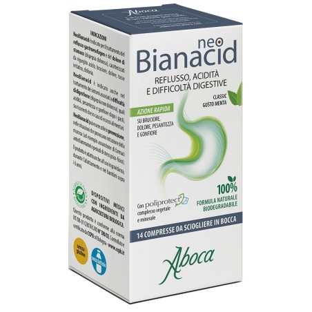 Aboca Neobianacid 14 compresse Dispositivo Medico Antiacido