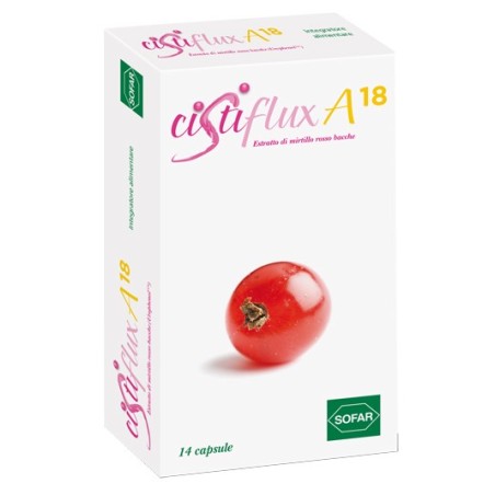 Sofar Cistiflux A 18 Integratore Alimentare per Contrastare la Cistite 14 Capsule