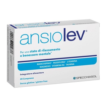 Specchiasol Ansiolev Nuova Formula Integratore Anti Ansia 45 Compresse