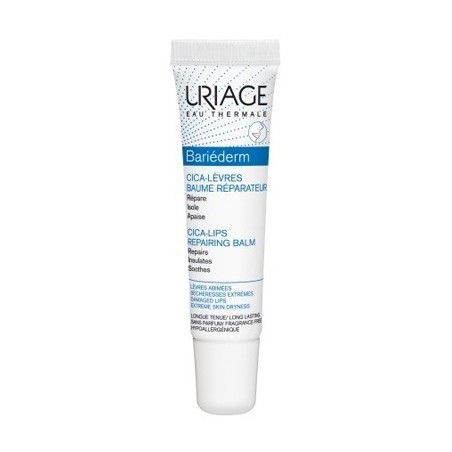 Uriage Bariéderm Cica-Lèvres Balsamo Isolante per Labbra Secche e Screpolate