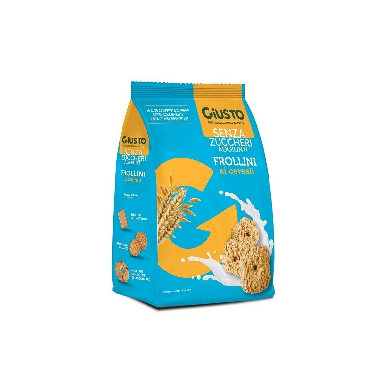 GIUSTO SENZA ZUCCHERO FROLLINI AI CEREALI SENZA ZUCCHERO 350 G