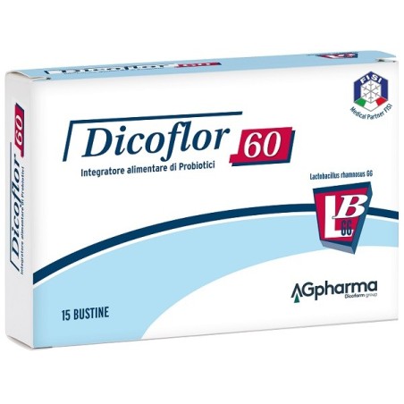 Dicoflor 60 Integratore per l'Equilibrio Intestinale 15 Bustine
