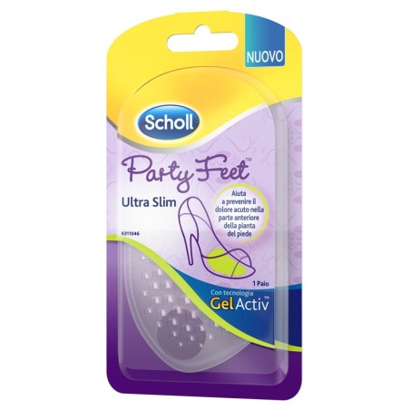 Scholl Party Feet 1 Paio Cuscinetti in Gel Ultra Slim