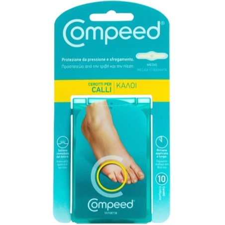 Compeed Cerotti Per Calli Medio 10 Pezzi