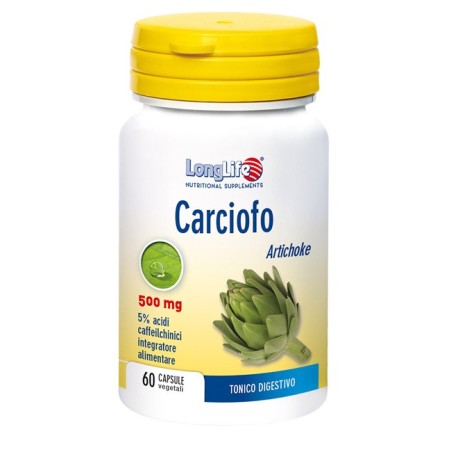 Longlife Carciofo  60 Capsule Integratore Funzionalità Epatica