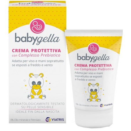 Babygella Prebiotic Crema Protettiva Viso E Mani 50 Ml