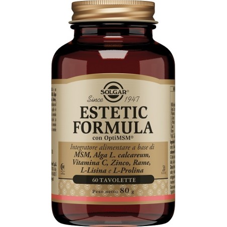 Solgar Estetic Formula Integratore Per pelle unghie e capelli 60 Tavolette