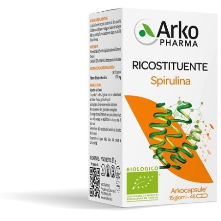 Arkopharma ArkoCapsule Spirulina 45 Capsule Integratore Alimentare