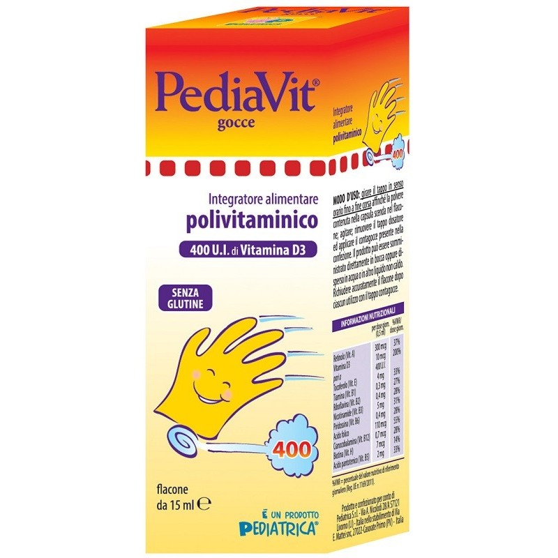 PediaVit Gocce Integratore alimentare 15 ml PediaVit Gocce Integratore alimentare 15 ml