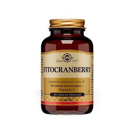 Solgar Fitocranberry 60 Capsule Integratore per le vie urinarie