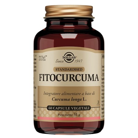 Solgar Fitocurcuma Integratore Digestivo 60 Capsule Vegetali