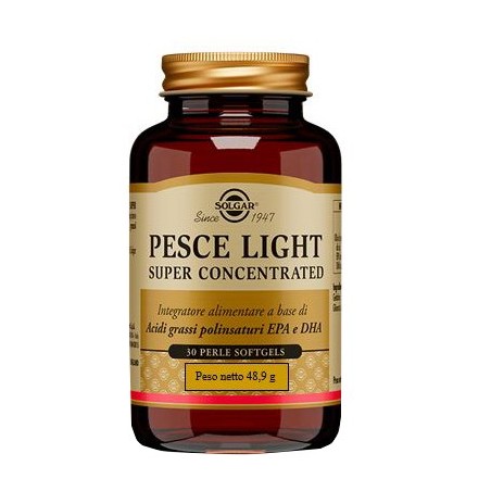 Solgar Pesce Light Super Concentrato Integratore per il Colesterolo 30 Perle