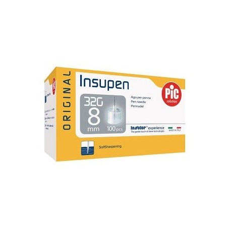 Ago Per Penna Pic Insupen Original Gauge 32x8 Mm 100 Pezzi