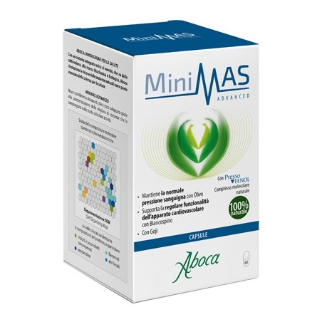 Aboca Minimas Advanced 60 Capsule Integratore Apparato Cardio Vascolare