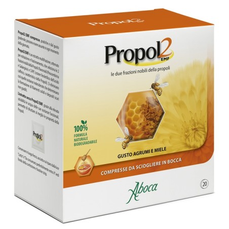 Aboca Propol2 EMF Integratore con Propoli 20 Compresse