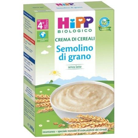 Hipp Bio Crema Cereali Semolino Di Grano 200 G