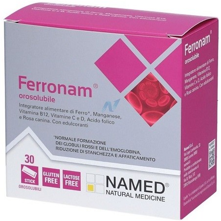 Named Ferronam Orosolubile Integratore di Ferro 30 Buste