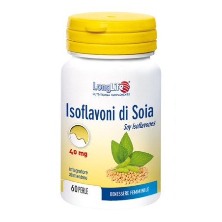 Longlife Isoflavoni di Soia 60 PerleIntegratore per la Menopausa