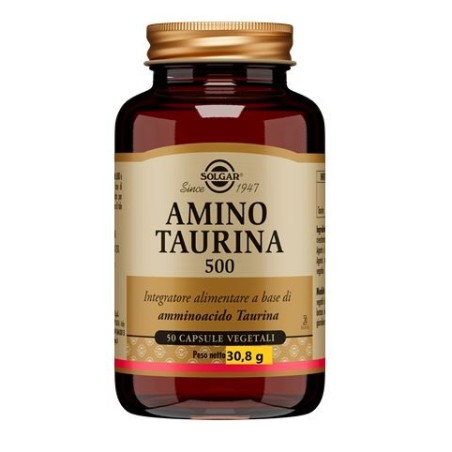 Amino Taurina 500 50 Capsule Vegetali