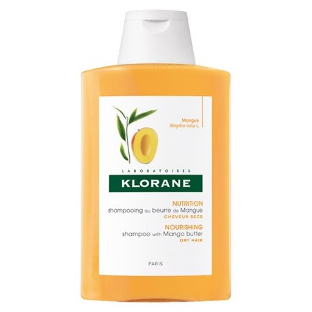 Klorane Shampoo per Capelli Secchi al Burro di Mango 200 ml