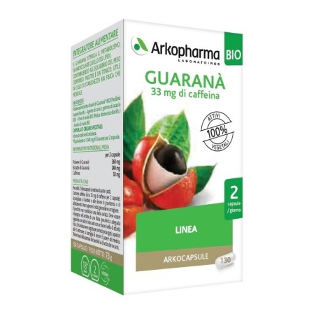 Arko Capsule Guarana' Bio 130 Capsule