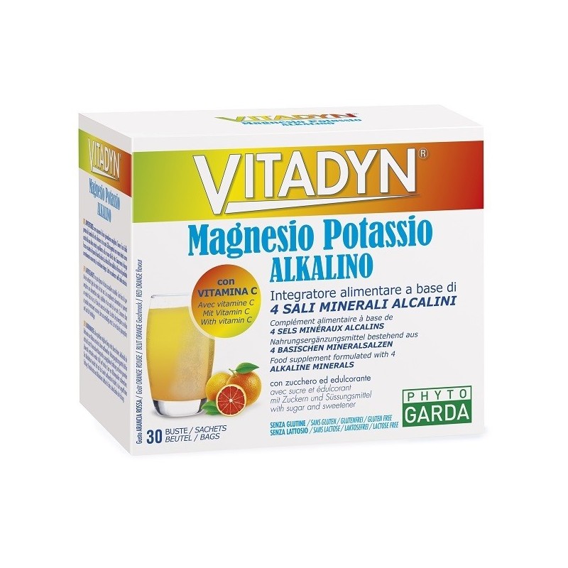 Vitadyn Magnesio Potassio Alkalino 30 Bustine - Scadenza del prodotto 31/08/2026