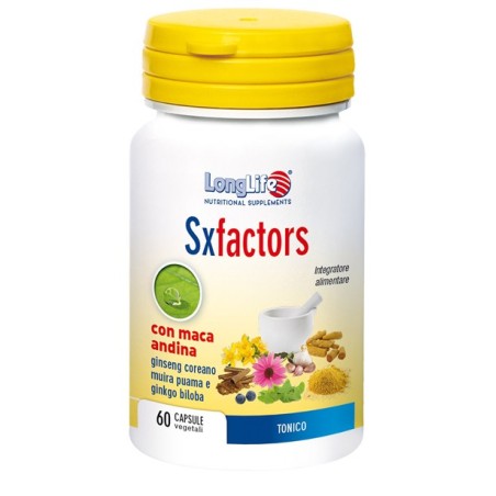 Long Life SX Factors 60 Capsule Integratore Energizzante