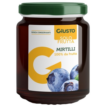 Giusto Solo Frutta Marmellata Mirtilli 284 G