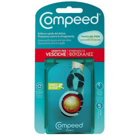 COMPEED VESCICHE PIANTA PIEDE 5 CEROTTI