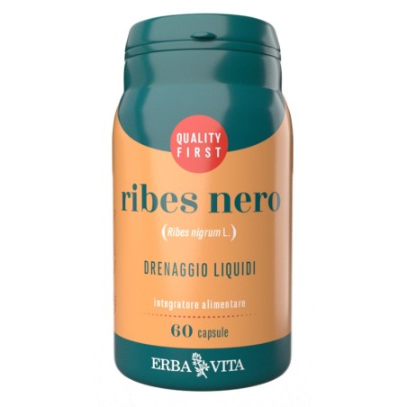 Erba Vita Ribes Nero 60 Capsule Integratore Alimentare Drenante