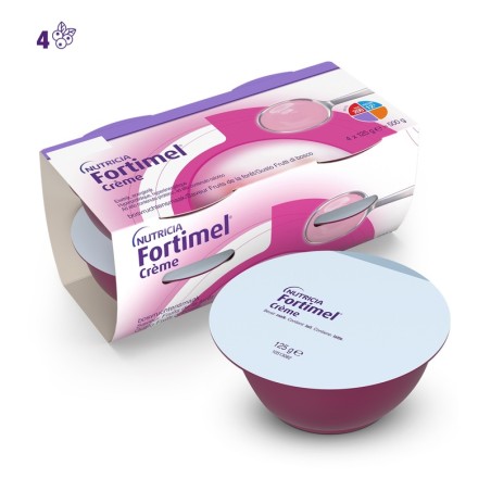 Nutricia Fortimel Creme Frutti Di Bosco Ipercalorico/proteico 4x125ml