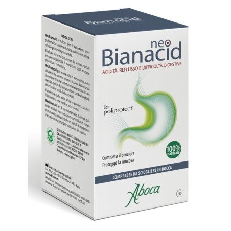 Aboca Neobianacid Dispositivo Medico 45 Compresse Masticabili