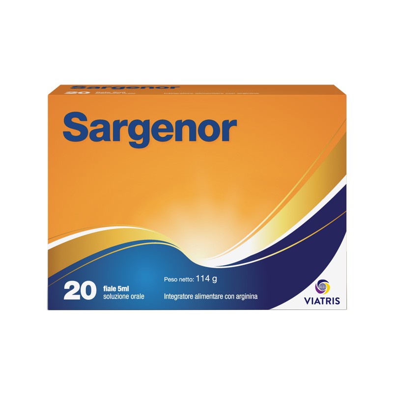 Meda Sargenor 20 Fiale 5 ml Integratore di Arginina Meda Sargenor 20 Fiale 5 ml Integratore di Arginina