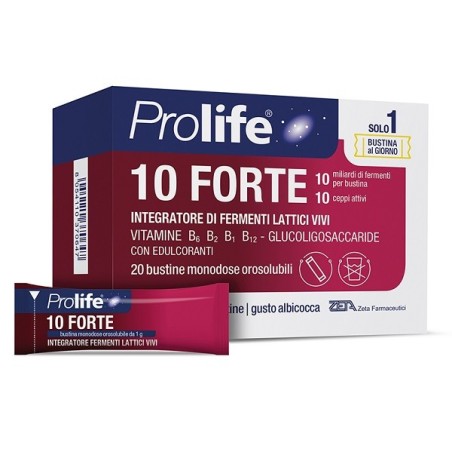 Prolife 10 Forte Bustine Orosolubili 20 Stick Pack