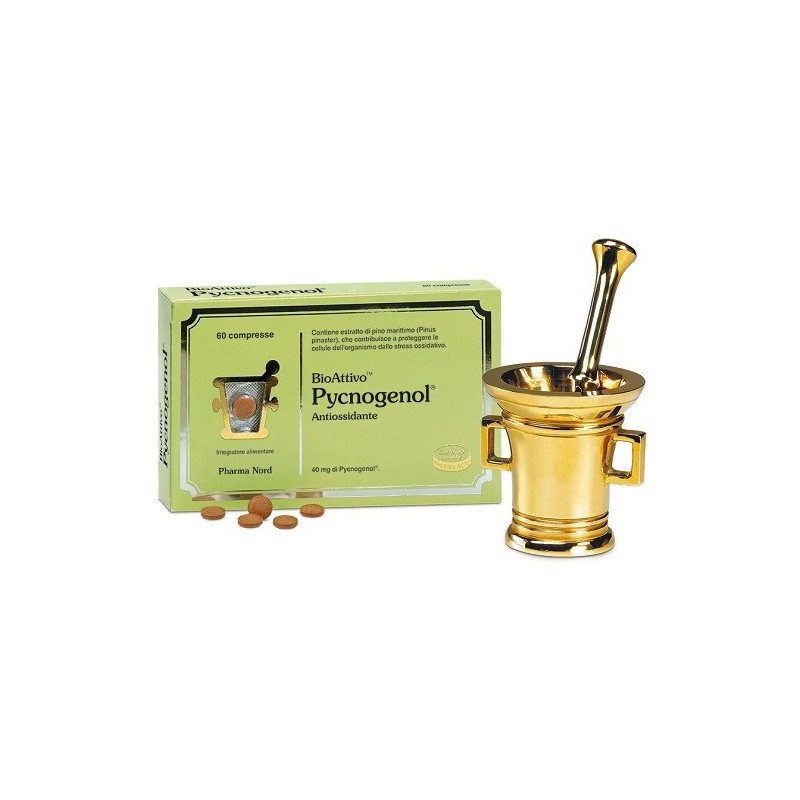Pharma Nord Bioattivo Pycnogenol Integratore Antiossidante 60 Compresse