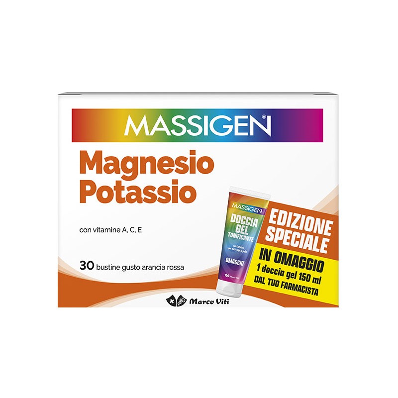 Massigen Magnesio e Potassio 30 Bustine Massigen Magnesio e Potassio 30 Bustine
