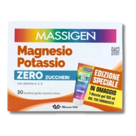 Massigen Magnesio E Potassio Zero Zuccheri 30 Bustine