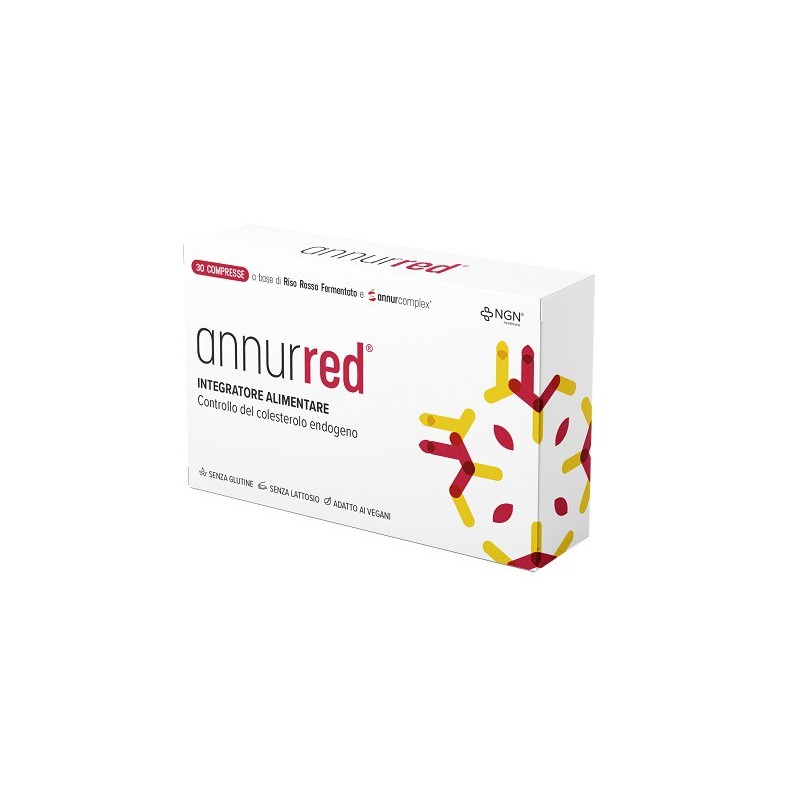 AnnurRed Integratore Naturale per il Colesterolo 30 Compresse AnnurRed Integratore Naturale per il Colesterolo 30 Compresse