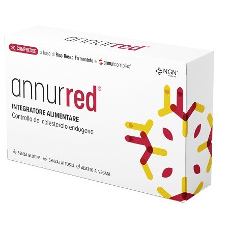 AnnurRed Integratore Naturale per il Colesterolo 30 Compresse